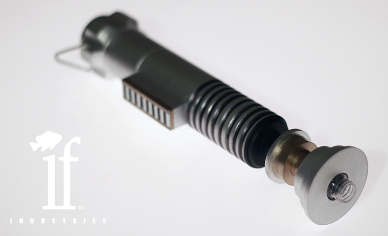 Illustration for article titled Sneak Better Refreshments Into a Star Wars Screening With a Secret Lightsaber Flask